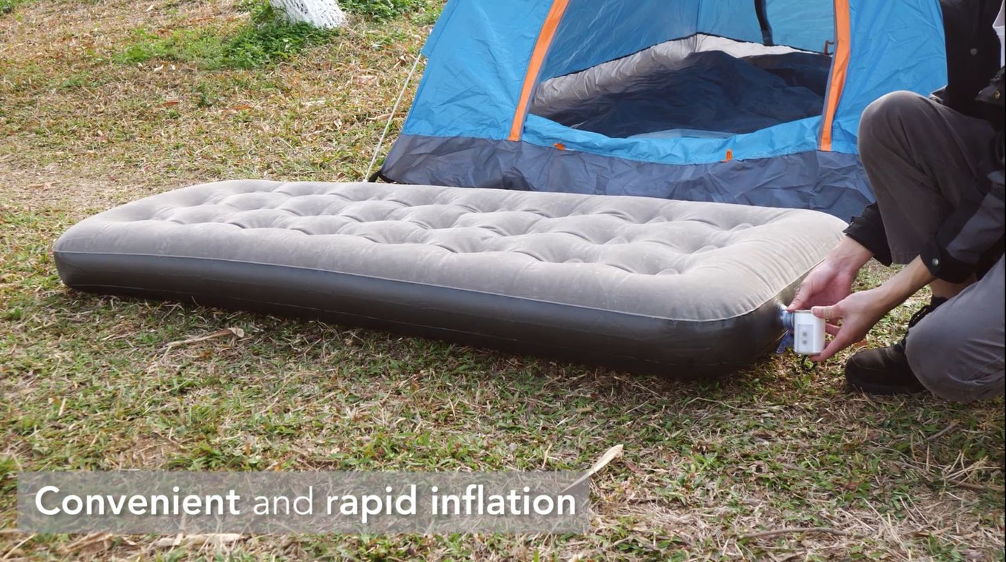 Wireless inflation and extraction pump, magnetic fixation long continuous lighting, suitable for air mattress, swimming ring and sleeping pad